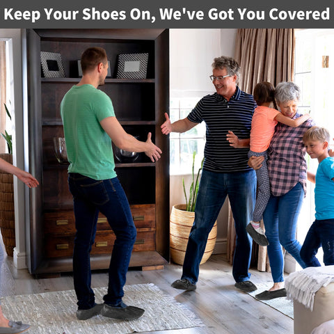 Frontline shoe covers suitable for real estate, plumbing, HVAC, and more