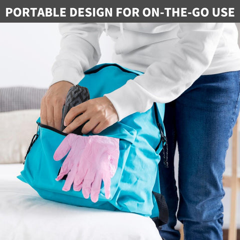 Frontline water-resistant shoe covers help keep interiors and footwear clean