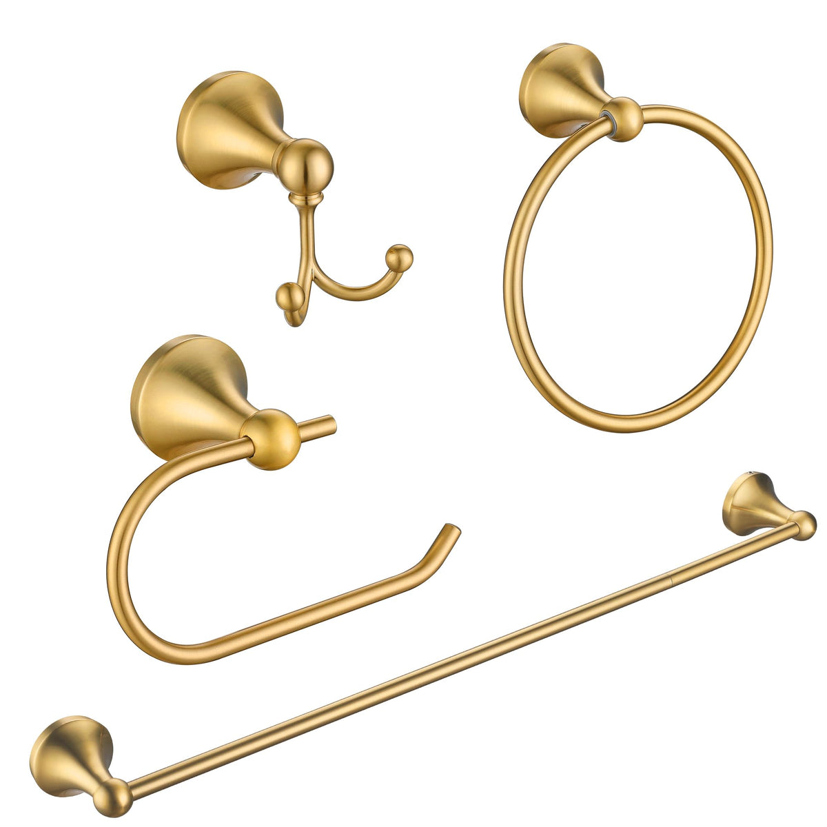 FROPO 23.6-inch towel bar in brushed gold for sturdy storage