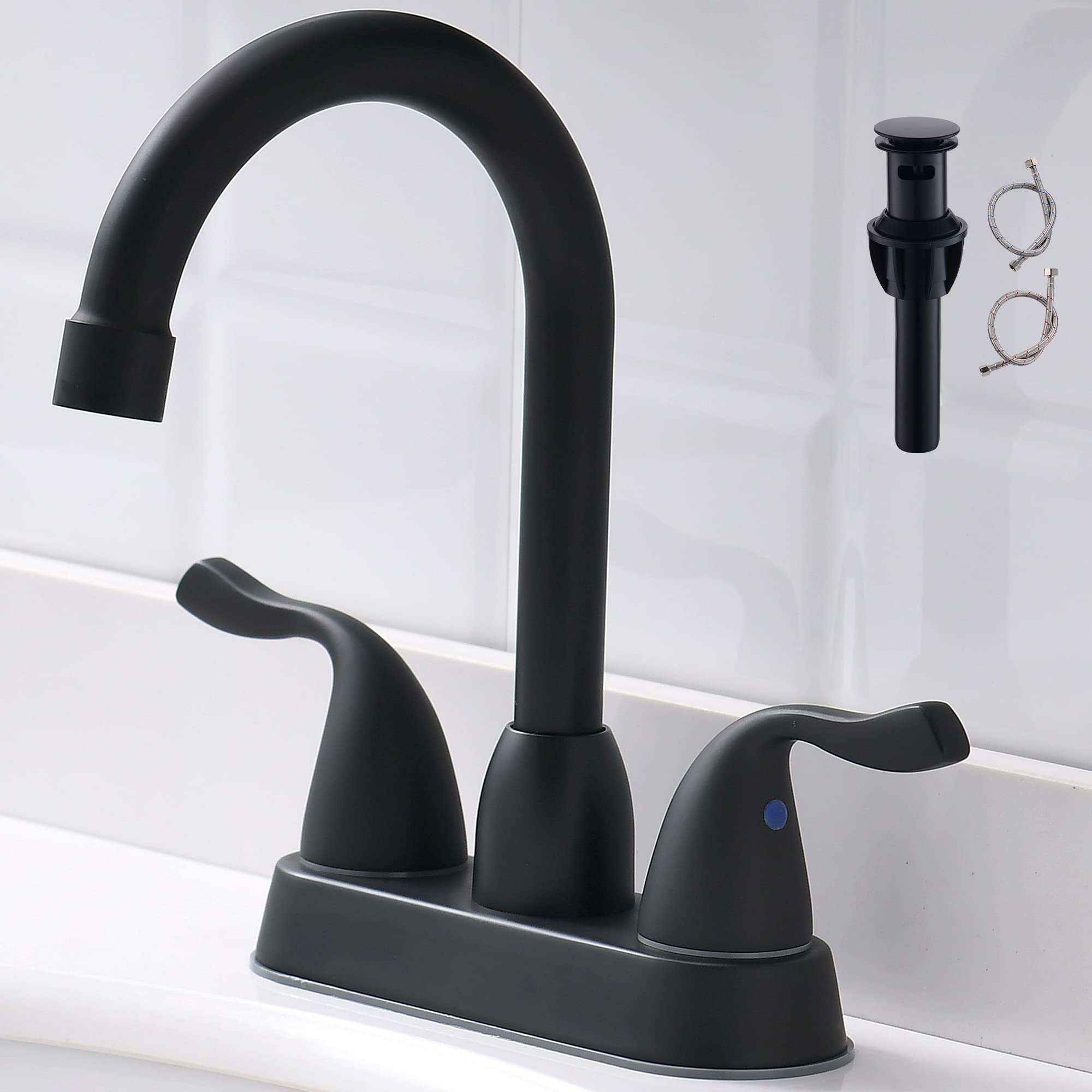FROPO 360-degree rotation eases cleaning around sink corners.