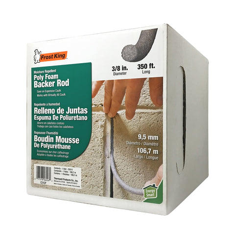 Frost King 350ft grey caulk saver bulk pack ready for large projects.