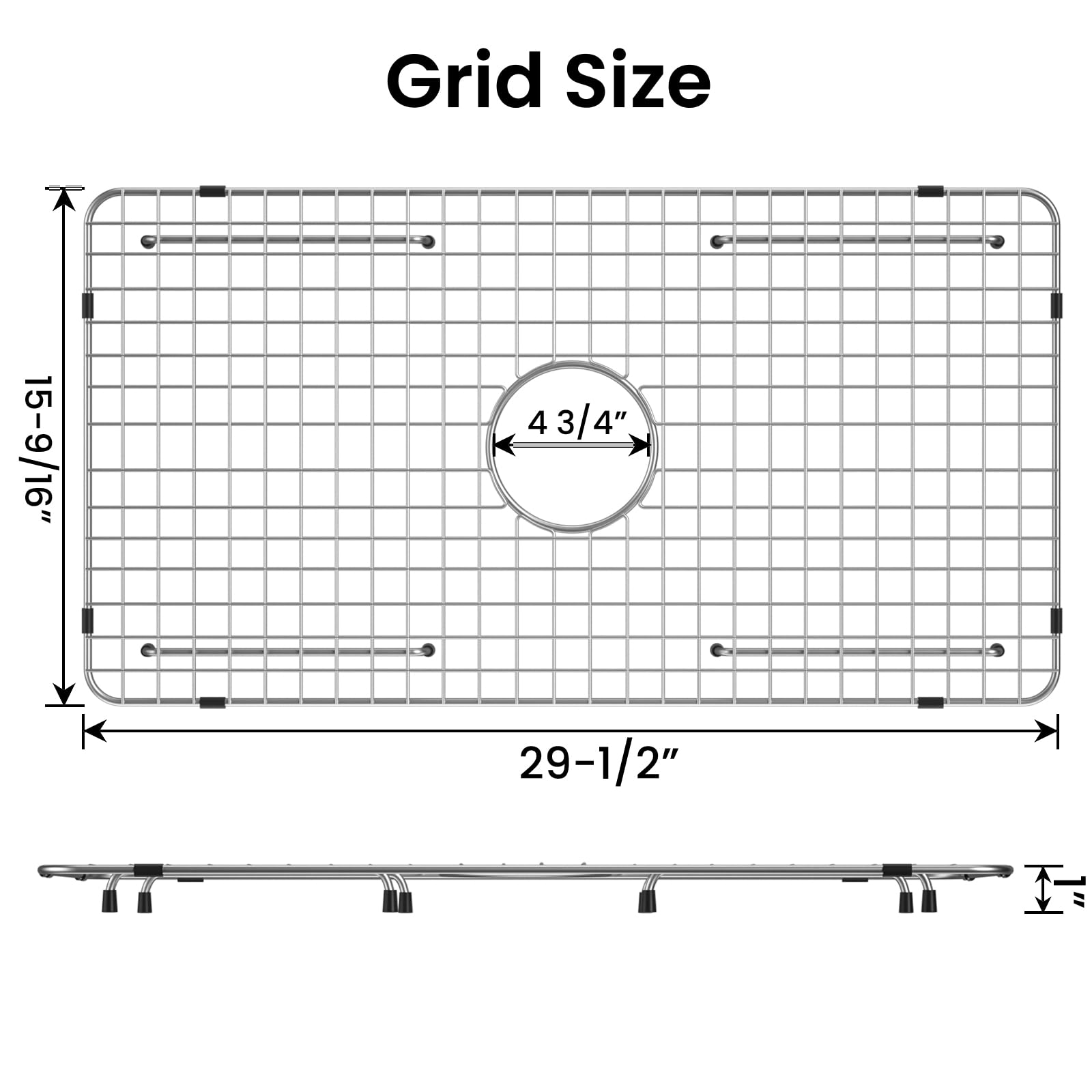 Frsmvati grid showing 3/8 inch corner radius for safe cleaning