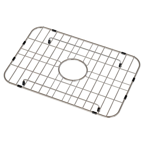 Frsmvati sink grid with centered drain protects the sink bottom.