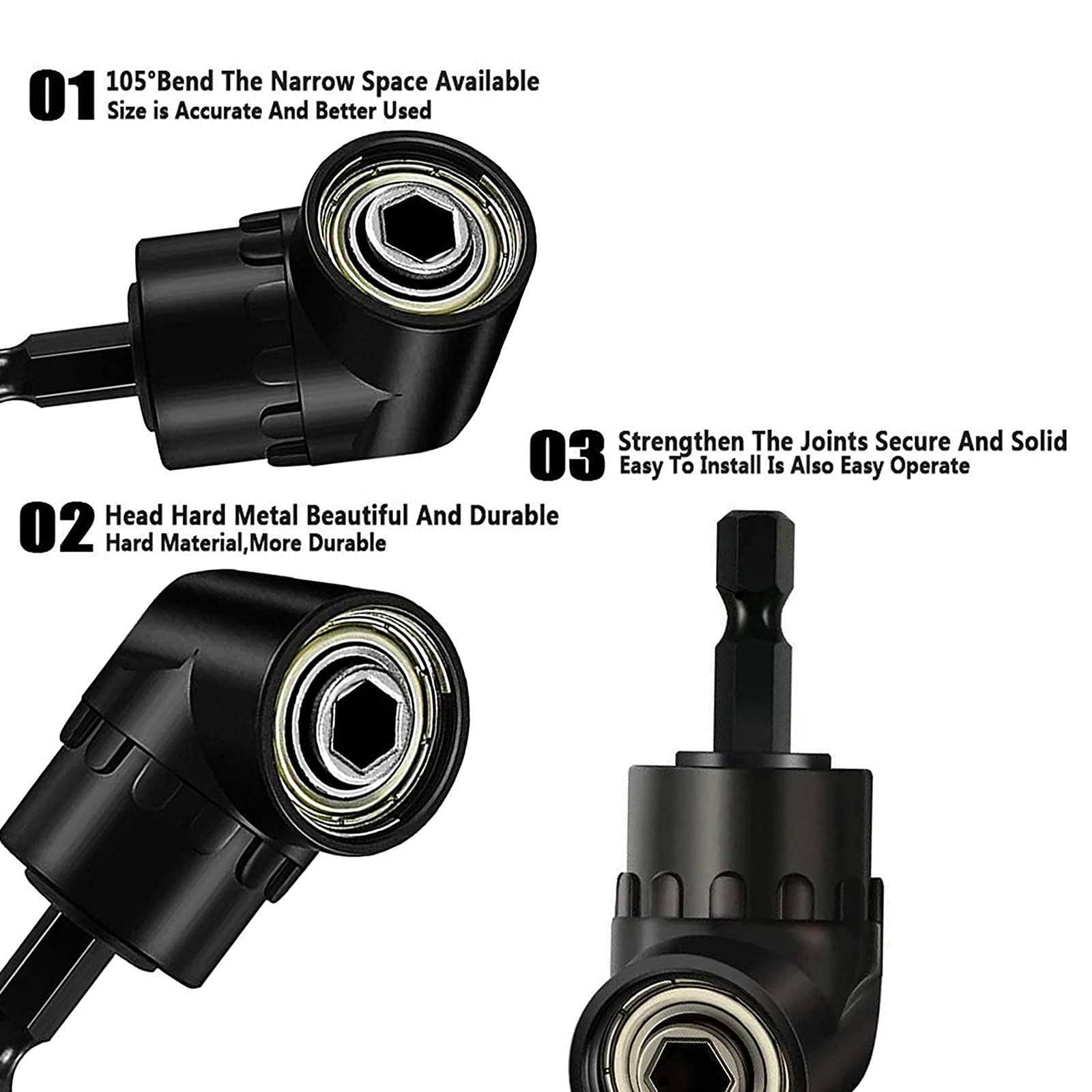 Fruholt 105-degree angle drill adaptor enables access in cramped spaces