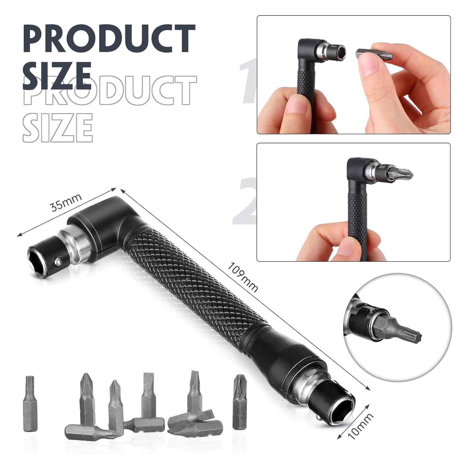 Fruholt L-shaped double-ended socket wrench for versatile screws.