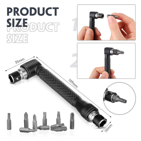 Fruholt L-shaped double-ended socket wrench for versatile screws.