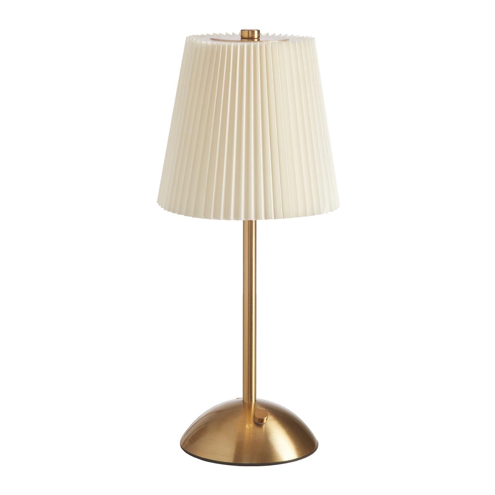 Fsaox cordless table lamp base and dimmer button for easy control