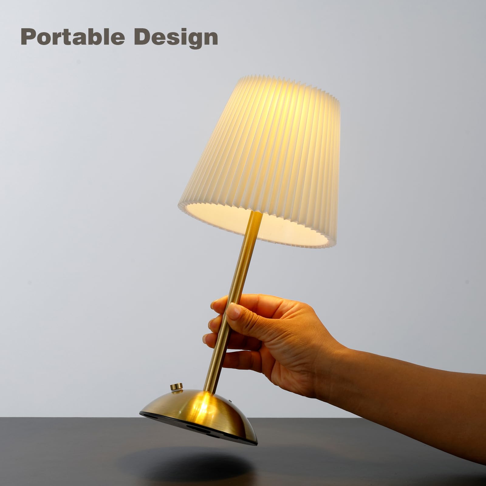 Compact portable Fsaox lamp ideal for dining and bedroom ambience