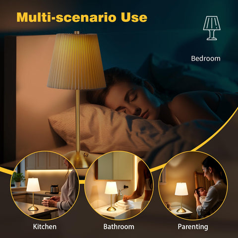 USB-C charging on the Fsaox lamp keeps power ready for use