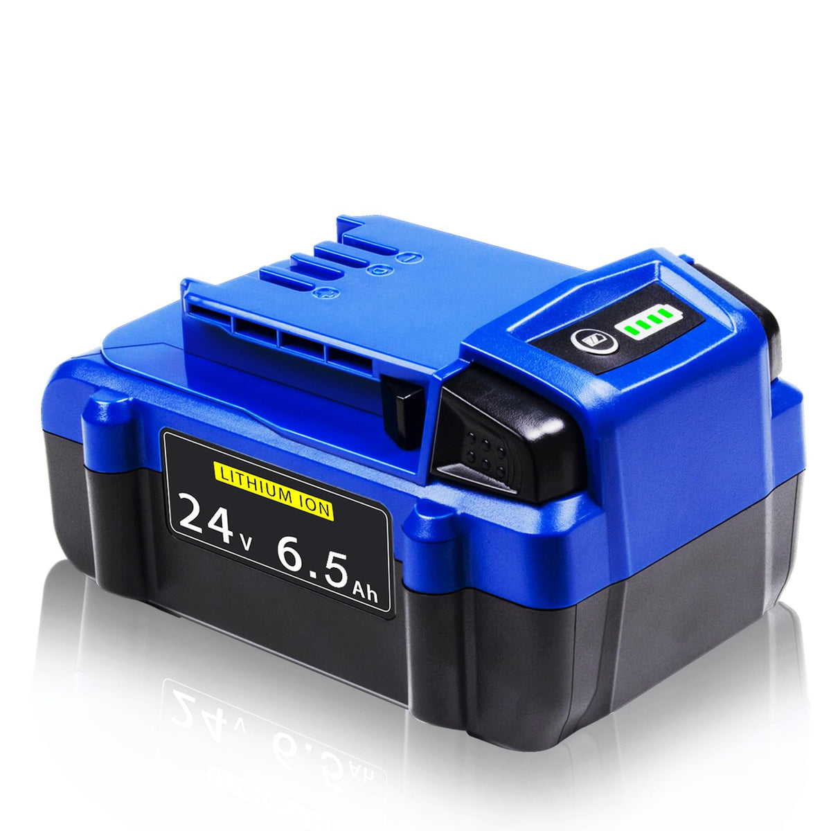 FSKE 6.5Ah replacement battery for Kobalt 24V on charger with extended runtime potential