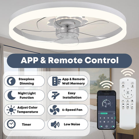 FSZDORJ F115 app control and remote offer flexible operation.
