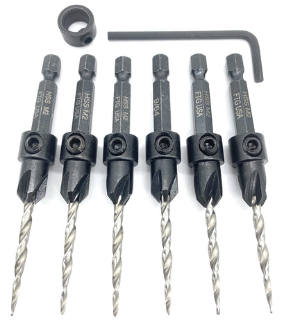 FTG USA 1/4 inch hex shank for standard quick-change chucks