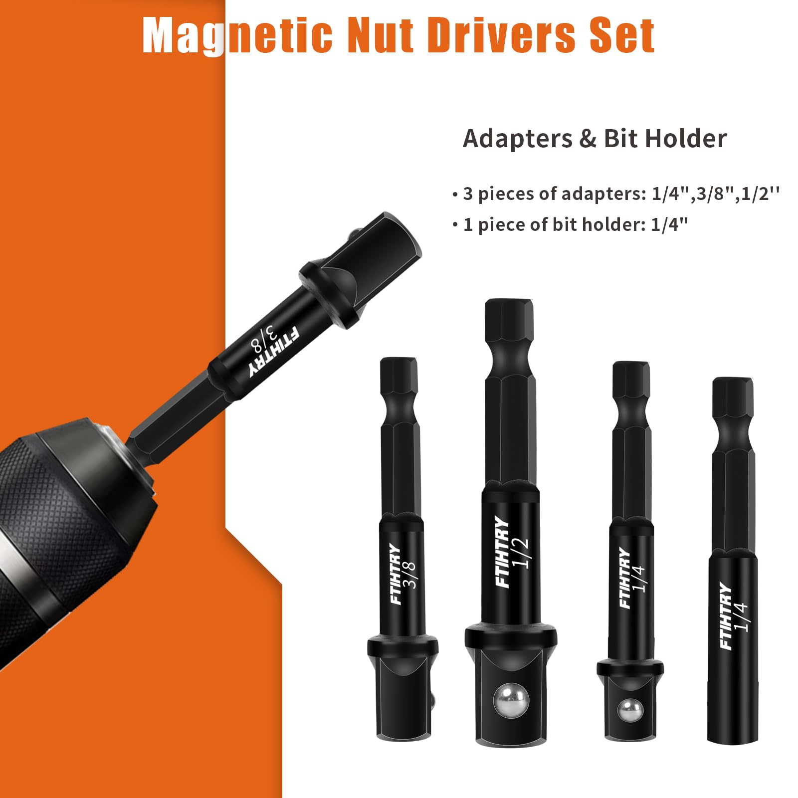 FTIHTRY anti-dropping design protects nuts from slips and wear.