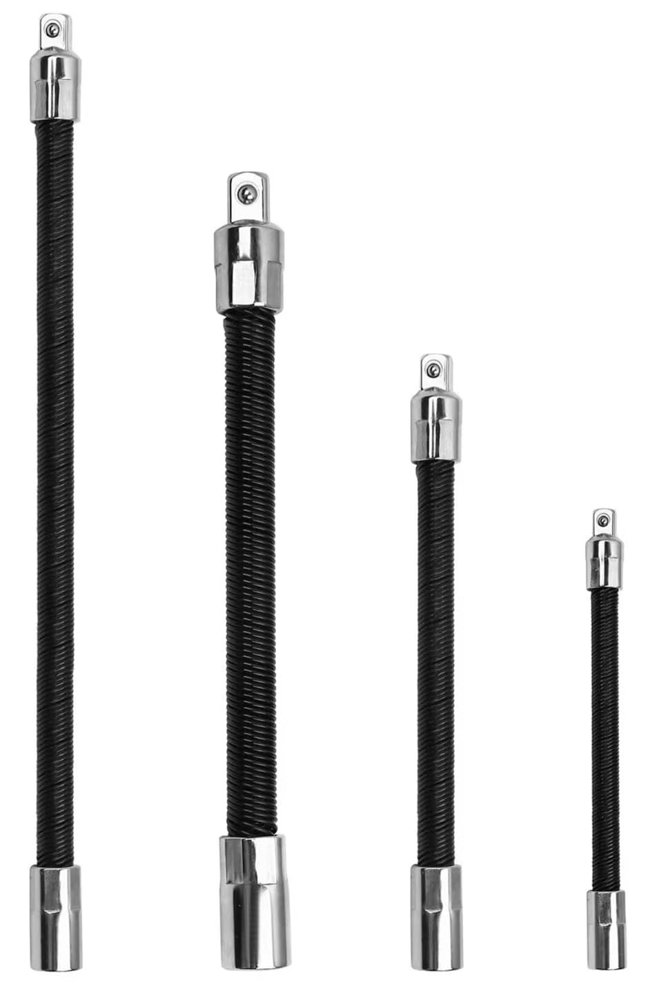 FTIHTRY flexible extension 6-inch in chrome finish for tight automotive spaces