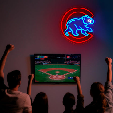 FTMGGDG Baseball Neon Sign ideal for man caves and studios