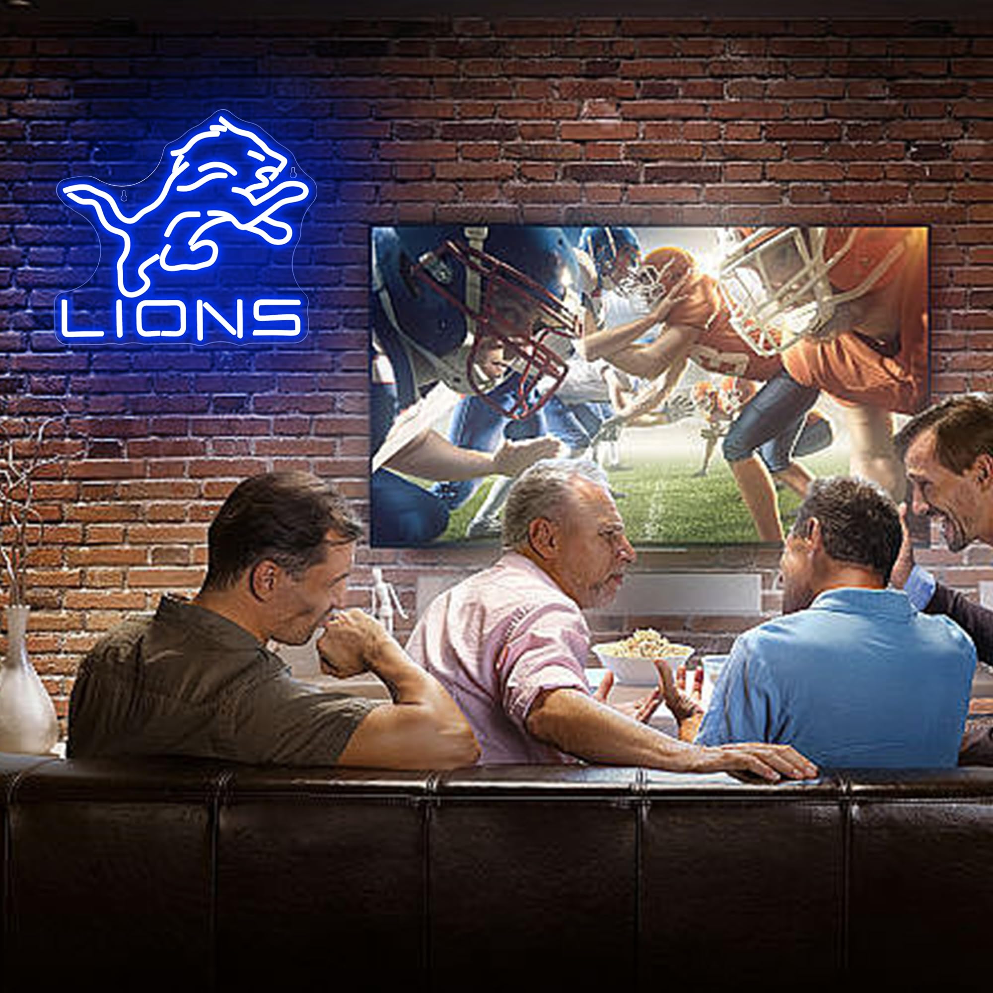 FTMGGGDG football neon sign bar club decor elevates events.