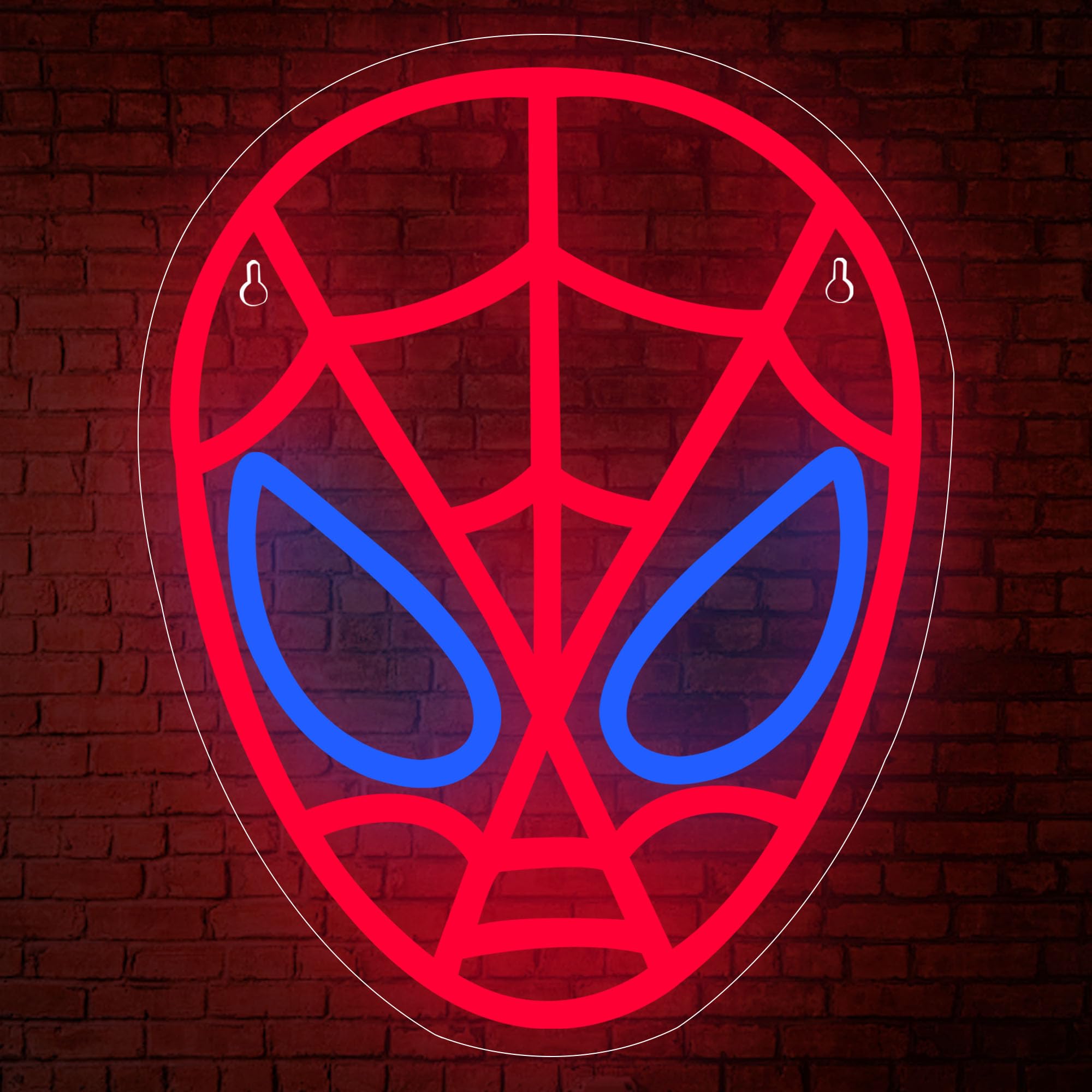 FTMGGDG Spider Neon Sign glows vividly for playful room decor.
