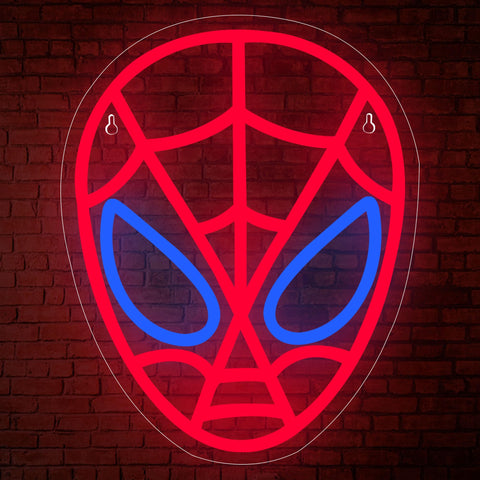 FTMGGDG Spider Neon Sign glows vividly for playful room decor.