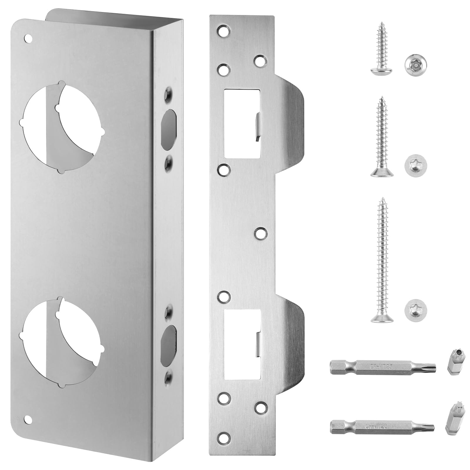 Ftyokmi U-10539 door reinforcement plate closeup showing sturdy construction