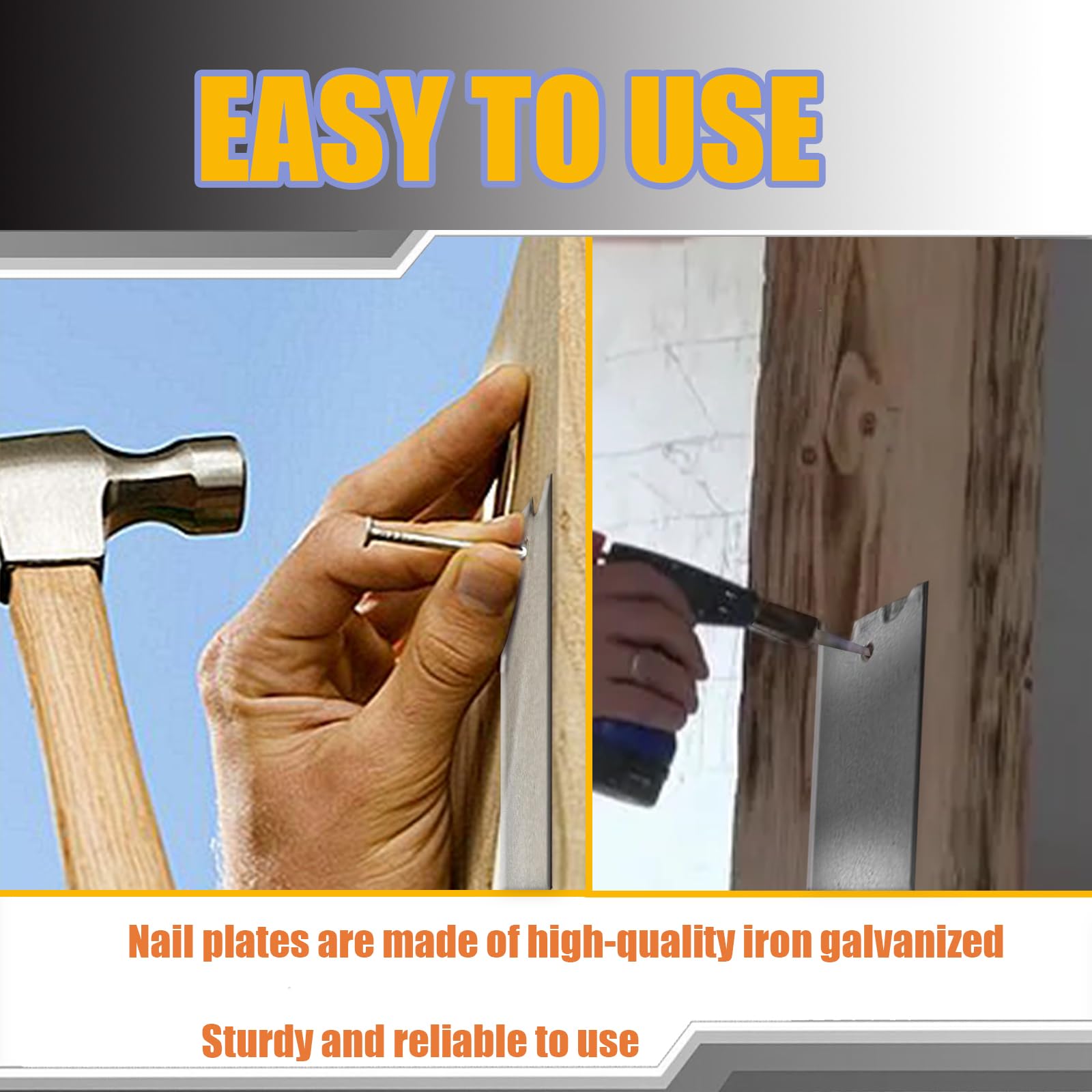 FUBEDY 6-inch protection plates provide durable edge protection.
