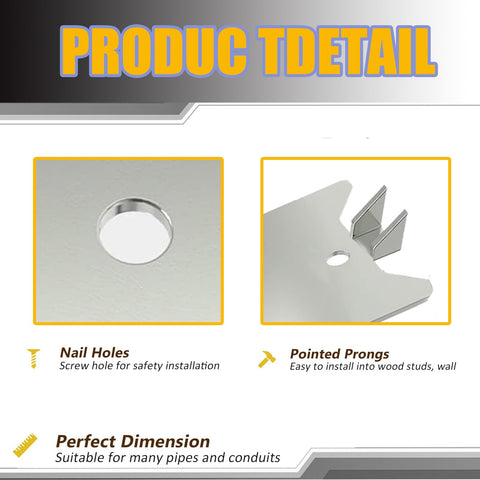 FUBEDY nail plates durable galvanized iron shield for high-use areas