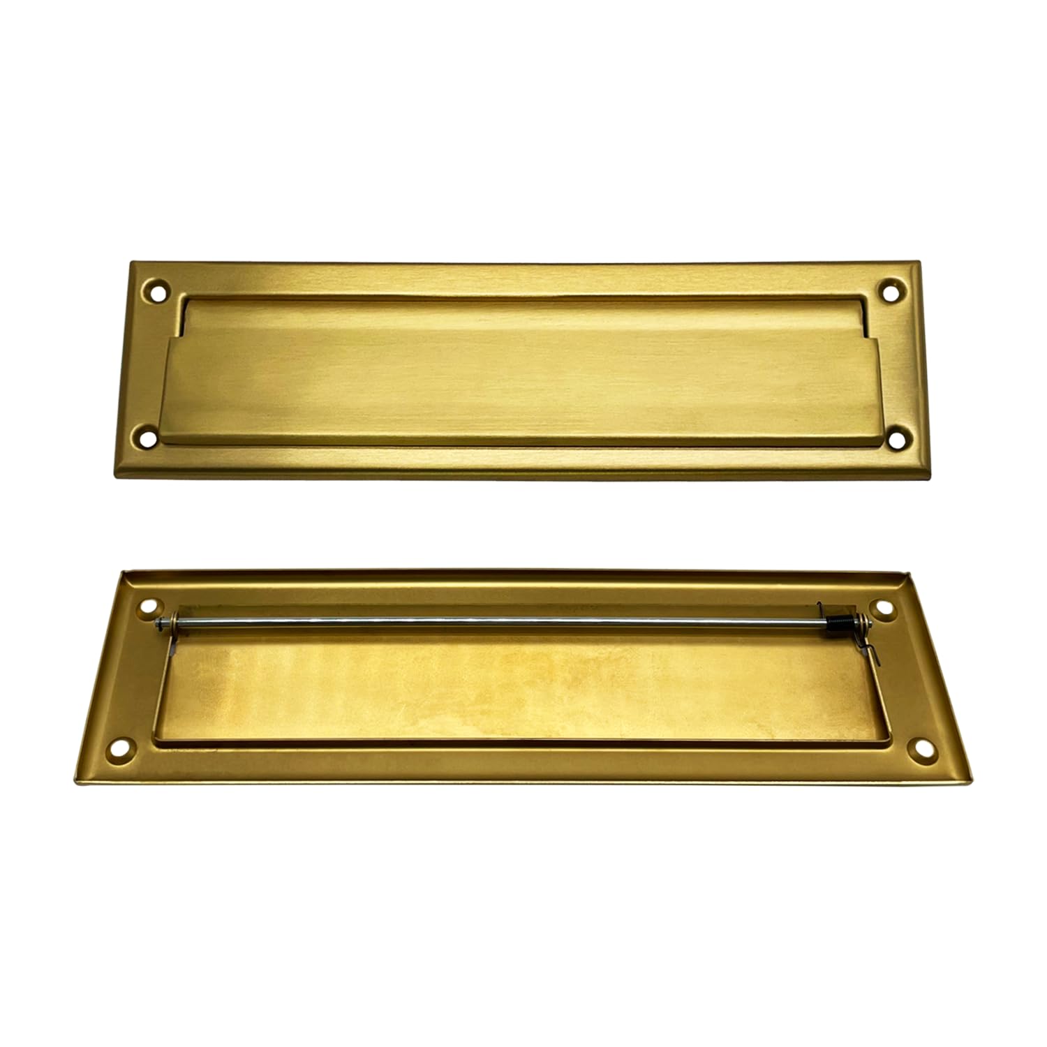 Fudatong 13x3.7in brass slot dimensions fit standard mail openings.