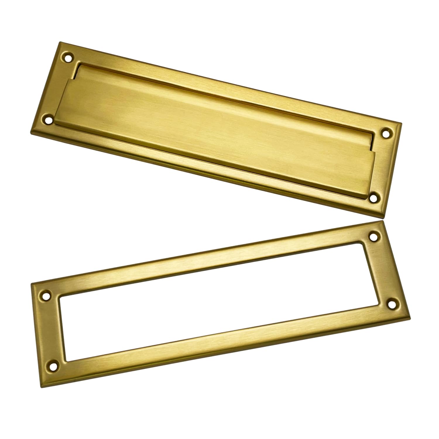 Fudatong classic brass mail slot design complements traditional or modern homes.