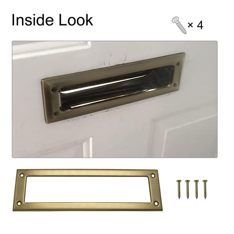 Fudatong brass slot includes hardware for straightforward installation.