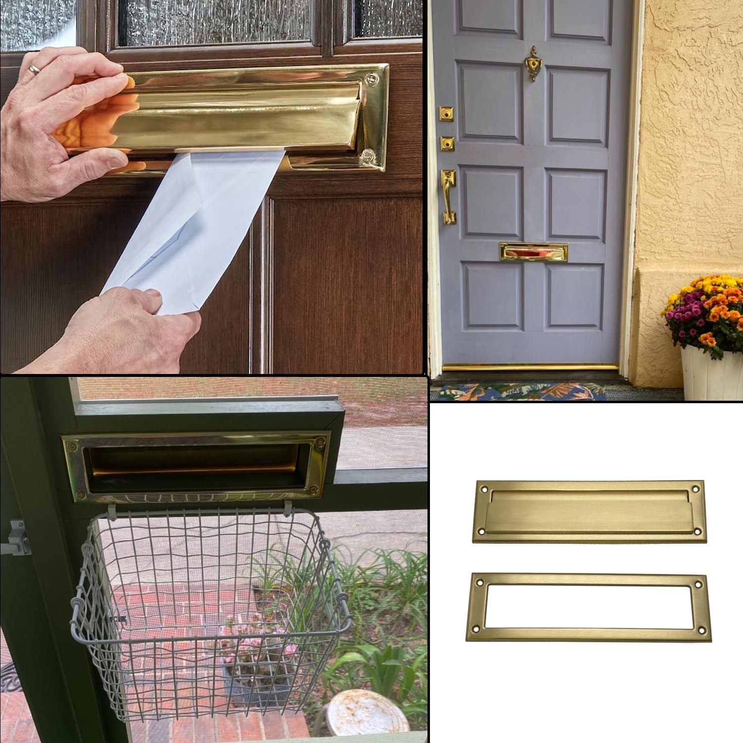 Fudatong solid-brass mail slot emphasizes long-lasting durability for daily mail.