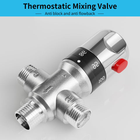 FUGO solid brass valve body highlights durability for long lasting performance.