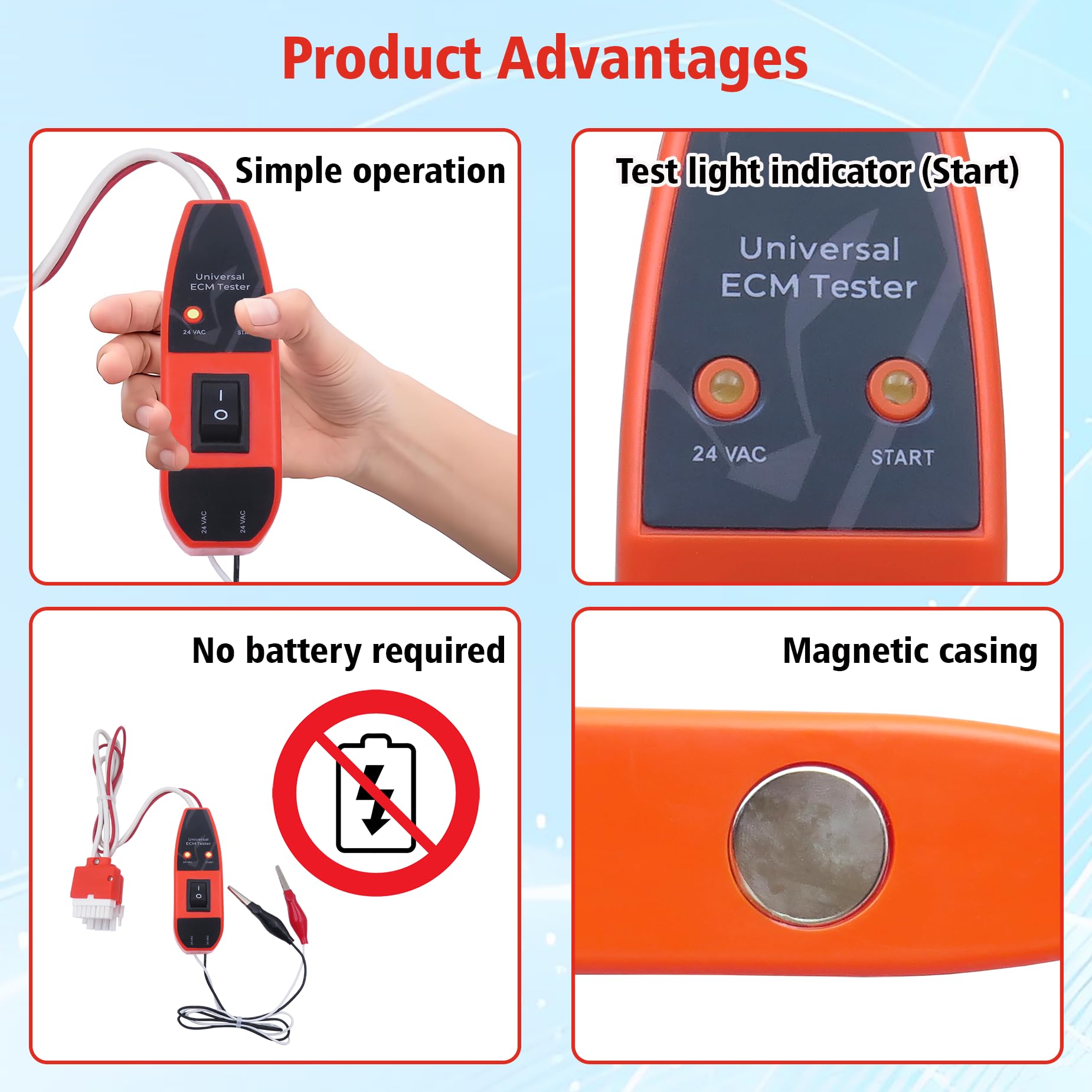 FUHUOLU ECM Tester battery-free design enables fast setup