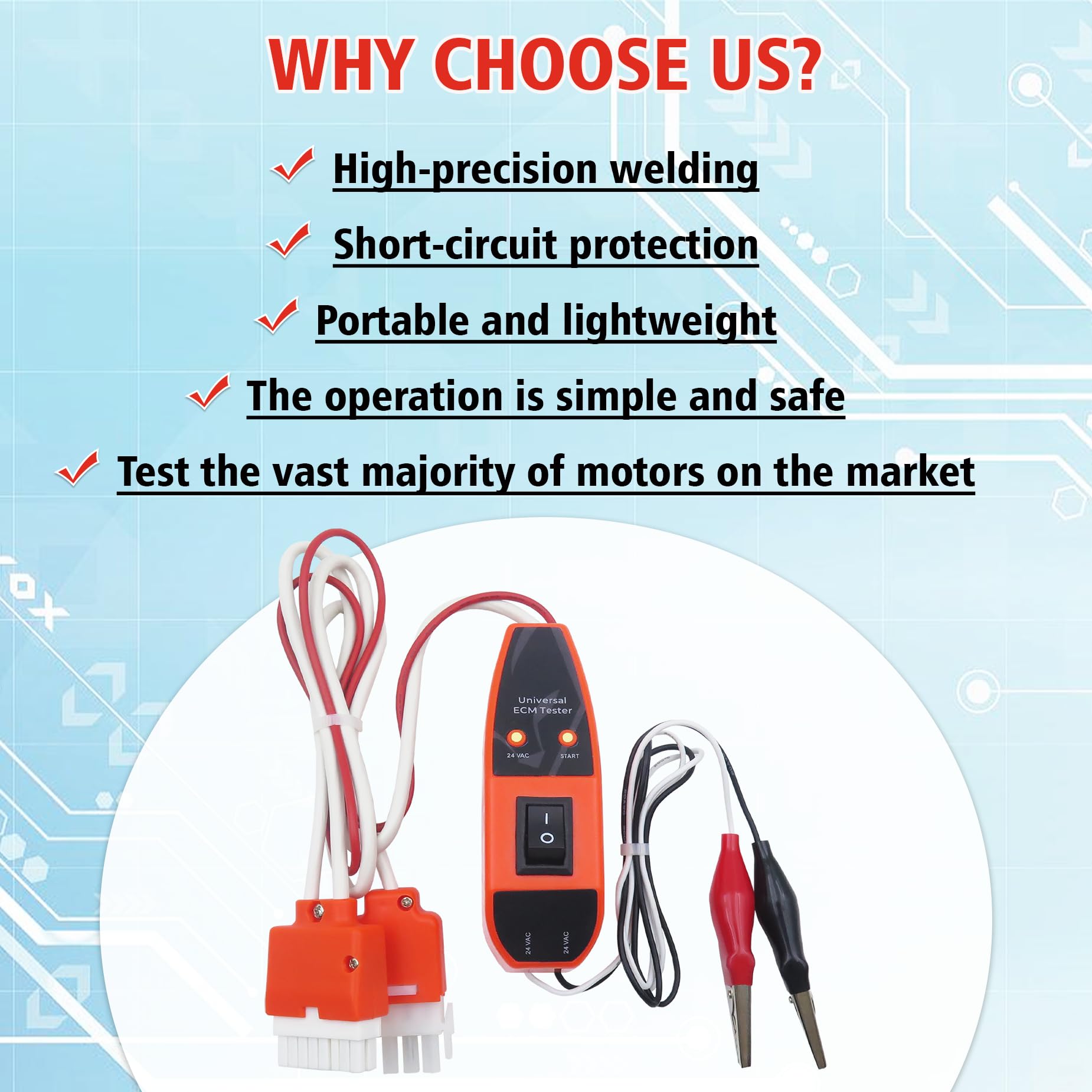 FUHUOLU ECM Tester durable construction supports field use