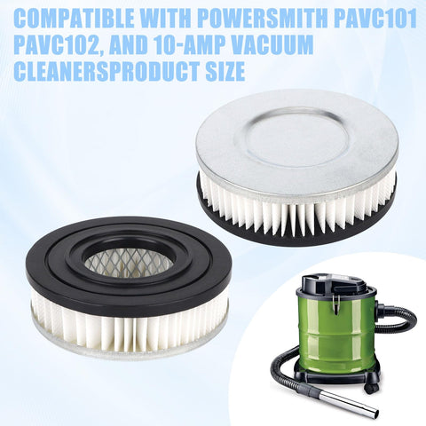 Fukaisu ash vacuum filter with metal, rubber, and cotton for durable filtration.