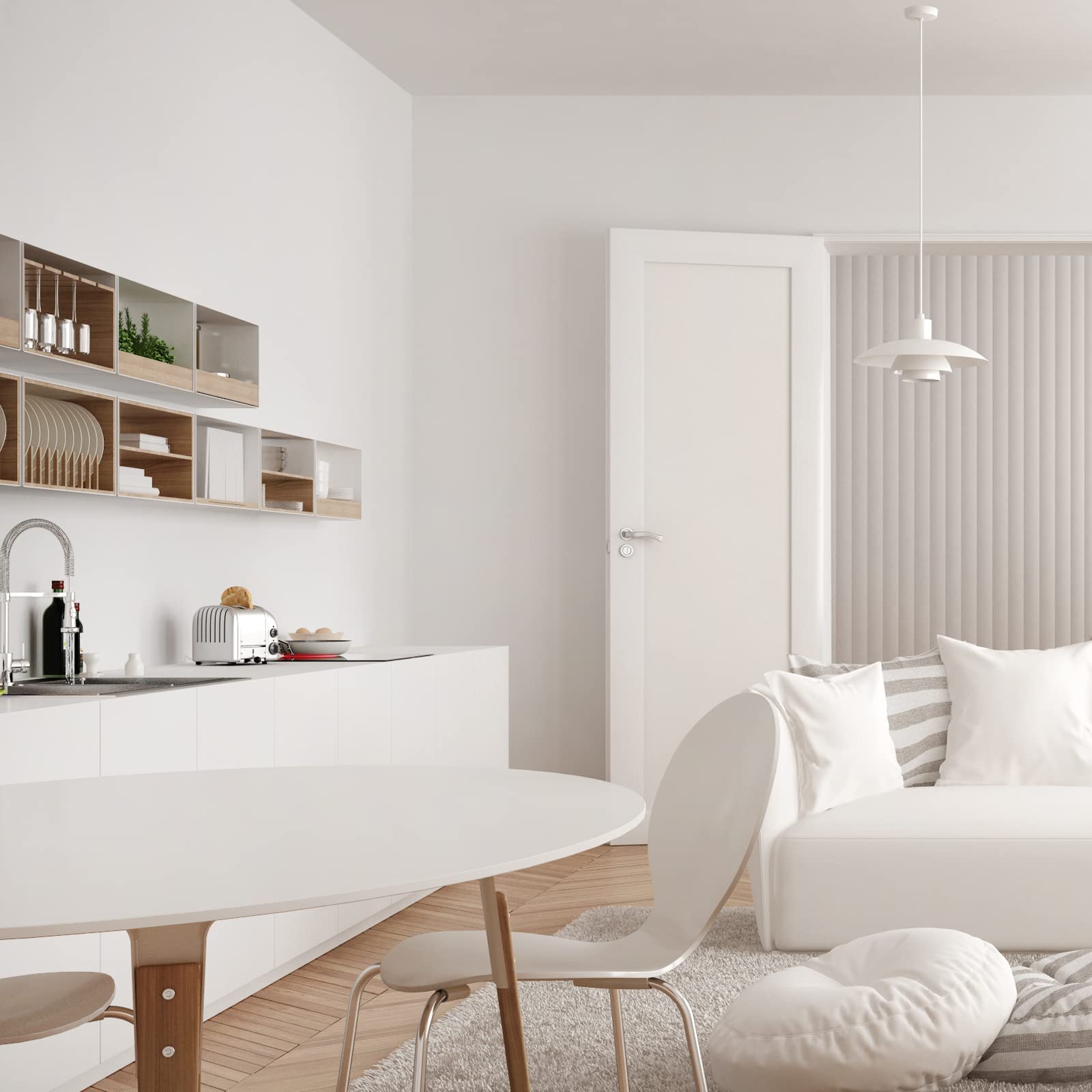 FUKU MON waterproof self-adhesive wallpaper suitable for indoor kitchens and shelves