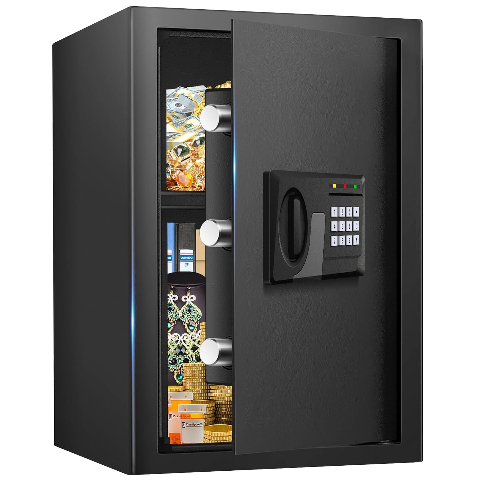 FULCYOVT large capacity interior view for laptops and valuables