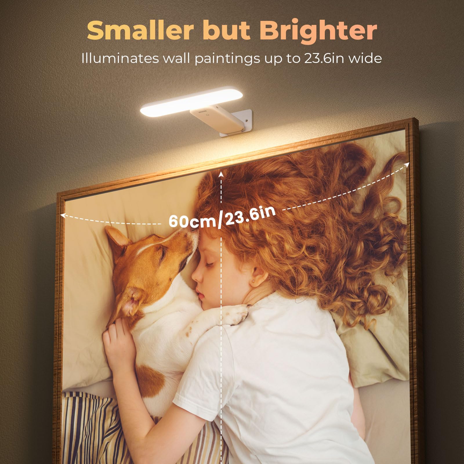 FULEN cordless wall lights suit art displays with versatile mounting for any wall.