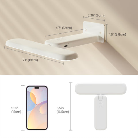 FULEN install kit works with tape or screws on textured walls.