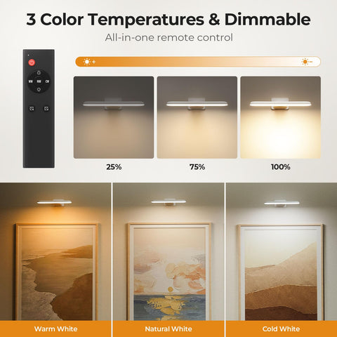 FULEN LED frame light with remote control enables easy mood lighting.