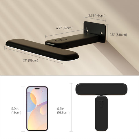 FULEN picture light USB-C charging port for quick top-ups