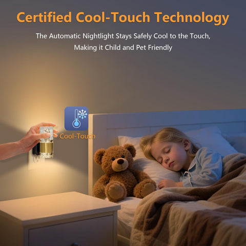 Fuligent low-power night light uses only 1W for energy-efficient indoor use.