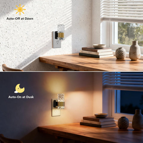 Fuligent 3000K soft light night light creates cozy ambiance.