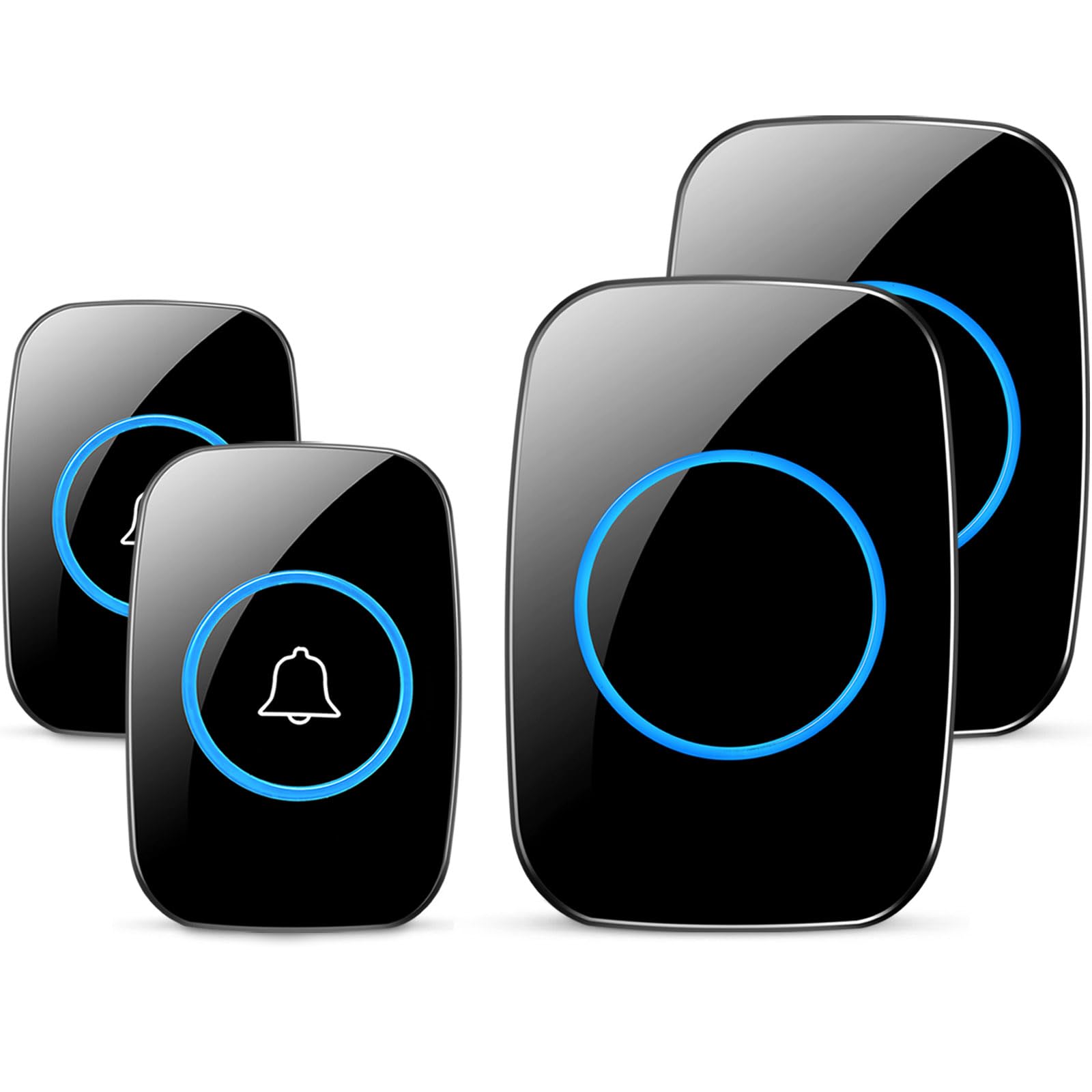 Full House wireless doorbell front door button with long-range alerts.