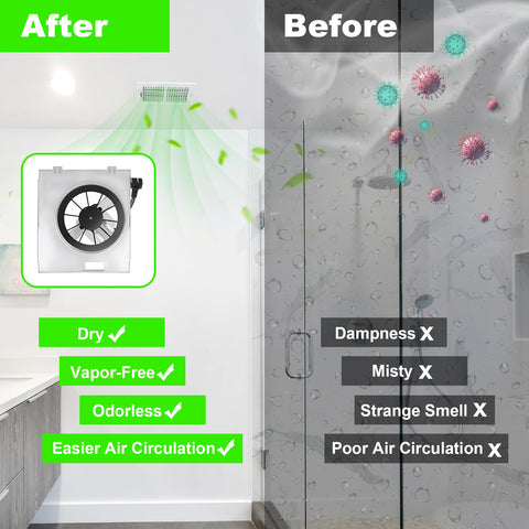 FullMayPro improved airflow supports dehumidification and odor control in busy bathrooms.