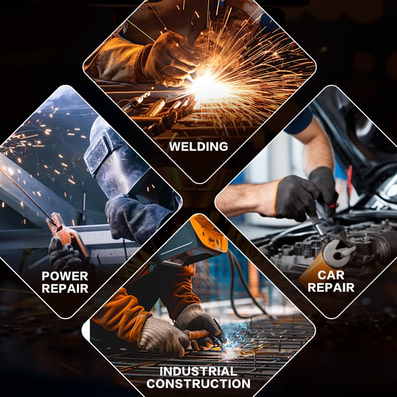 Fullsheild welding cap being used outdoors with neck sun protection and airflow.