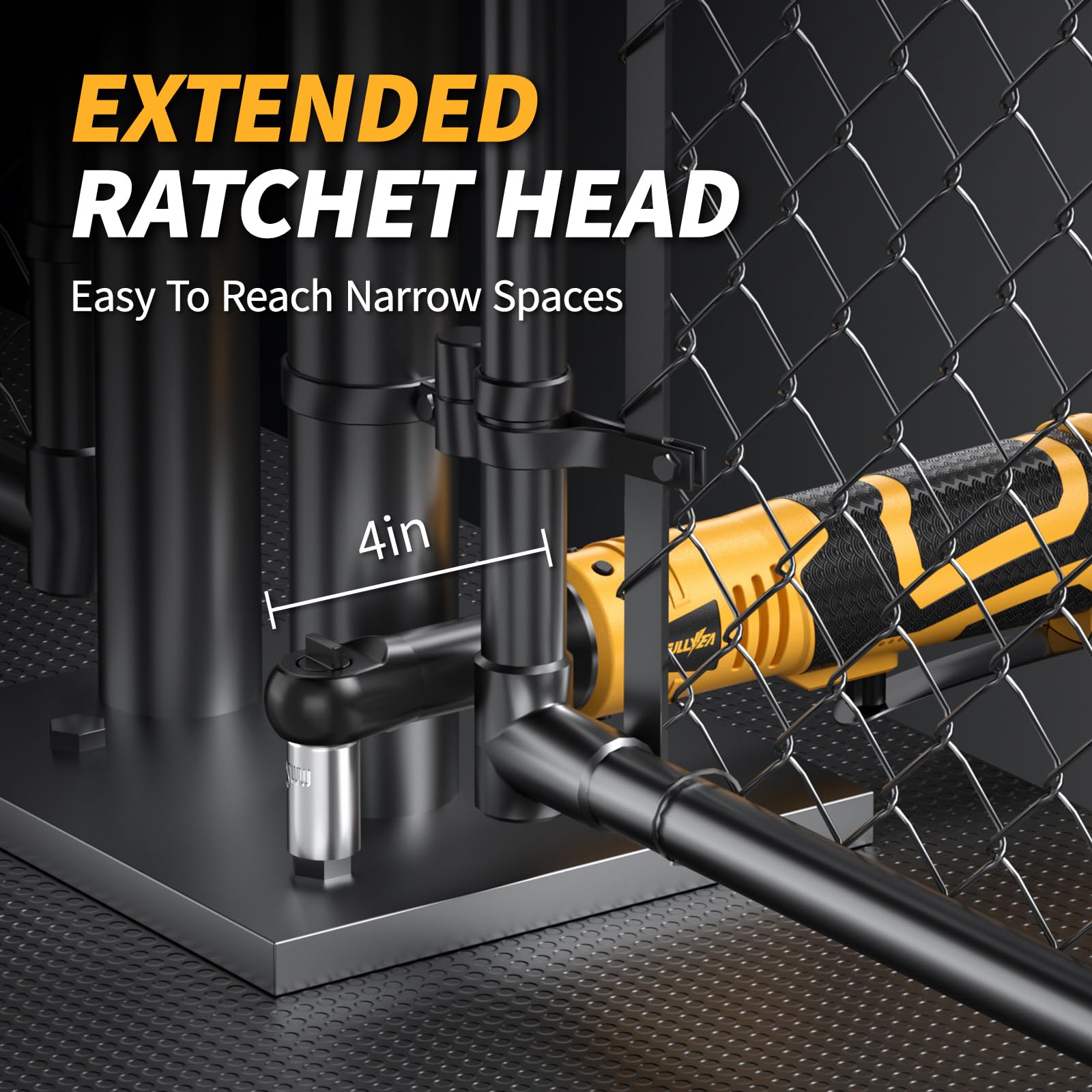 FULLYEA 7-socket set and extension bars for versatile tasks