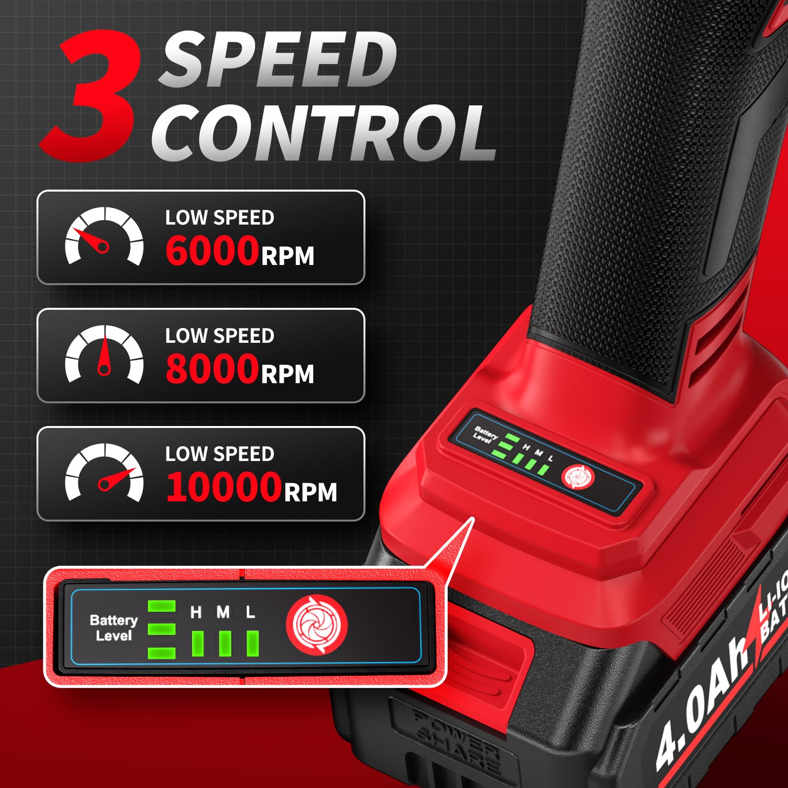 FULLYEA cordless grinder with spindle lock eases disc changes