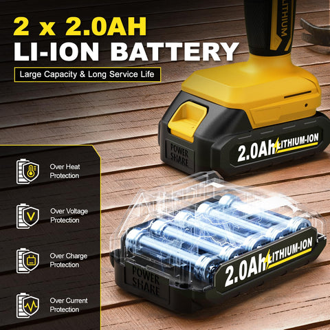 FULLYEA portable tool box keeps accessories organized.