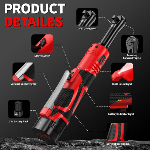 FULLYEA battery pack provides durable power for longer repairs.