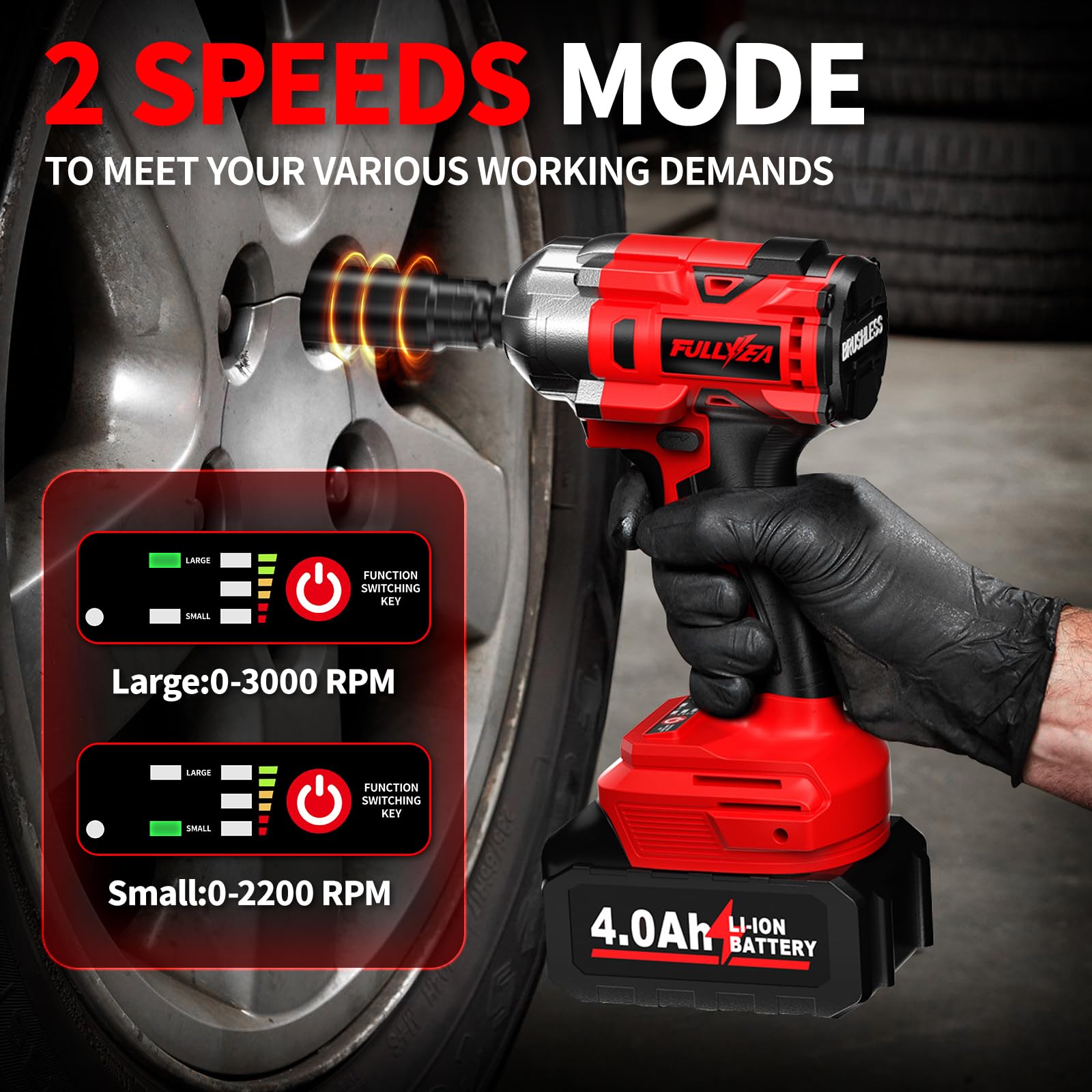 FULLYEA ergonomic grip reduces fatigue during extended use