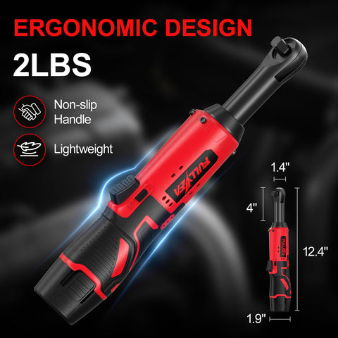 FULLYEA fast charger and carry case keep tools ready and organized.
